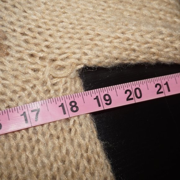 Vintage 70s Fair Isle Handknit Sweater - Picture 4 of 5